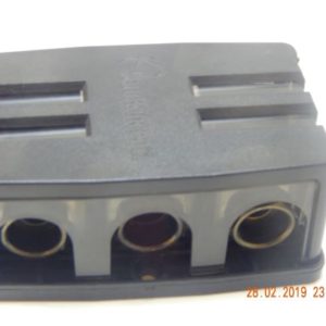 KnuKonceptz KNF-60 3 Way 0 Gauge Fused Distribution  Block 0 / 4 AWG Out